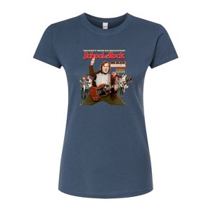 Women's - School of Rock - Movie Cover Fitted Graphic T-Shirt - 1 of 2