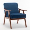 CAVINAS Accent Chair Comfy Chair Lounge Chair with Microfiber Upholstery and Solid Wood Frame for Living Room, Bedroom - 3 of 4