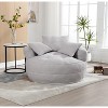 Lyngins Chenille Bean Bag Sofas for Kids and Adults,Fluffy Lazy Sofa Chairs with High-Resilience Sponge Padding for Living Room - 2 of 4