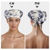 Unique Bargains Women's Faux Silk Floral Hair Bonnet - 2 of 4