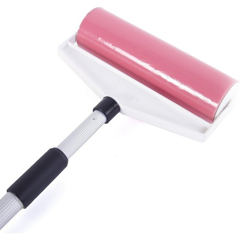 Sticky Master Reusable Lint Roller - Large Washable Silicone Lint Remover  with Extension Pole