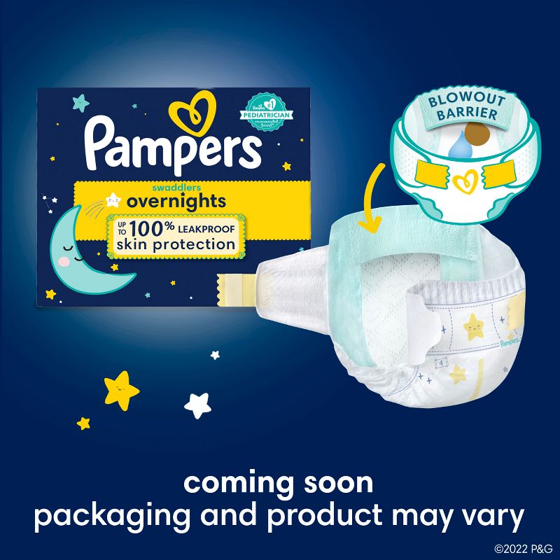Pampers Swaddlers Overnight Diapers - (Select Size and Count), 3 of 16