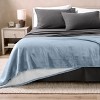 Faux Shearling Fleece Blanket by Bare Home - 2 of 4