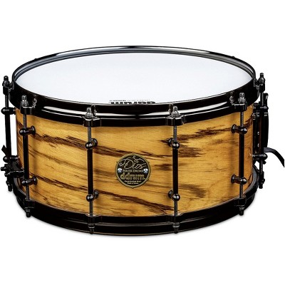 ddrum Dios Maple Snare Drum with Exotic Zebra Wood Veneer 14 x 6.5 in. Natural