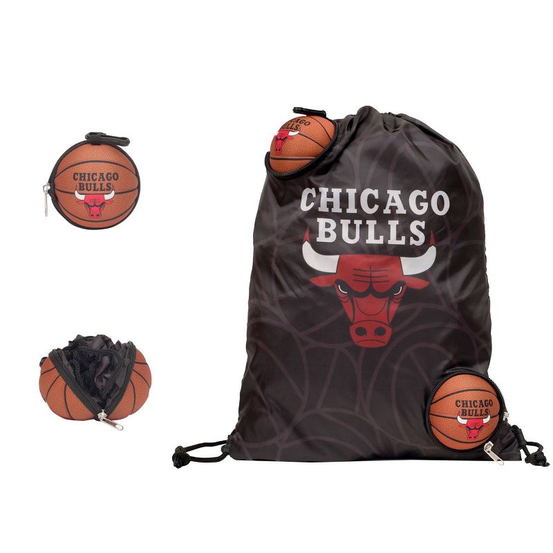 NBA Chicago Bulls 9&#34; Drawstring Bag, 1 of 7