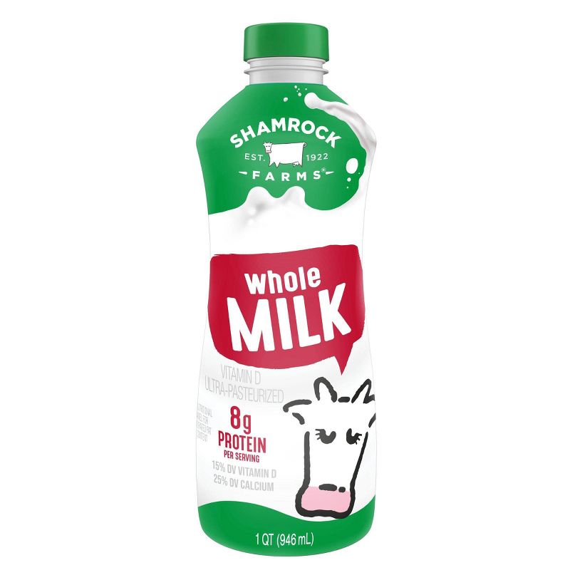 Shamrock Farms Vitamin D Milk - 1qt, 4 of 5