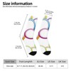 Colorfull Circle Women Printed Crew Socks Funny Funky Socks Soft Polyester Novelty Gifts for Artists Men - 2 of 4