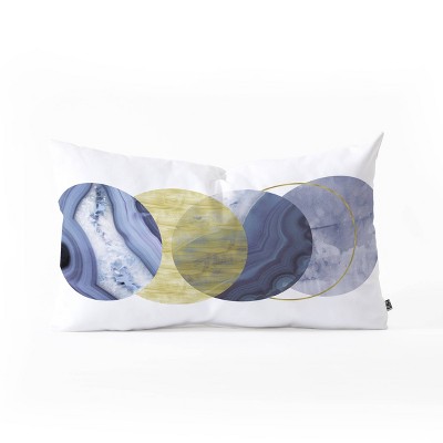 Emanuela Carratoni Moonlight Oblong Throw Pillow Blue - Deny Designs