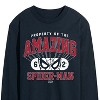 Men's - Marvel - Property Of Spider Man Long Sleeve Graphic T-Shirt - 2 of 4