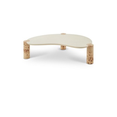 Meridian Furniture,Thor Natural Burl Wood Coffee Table