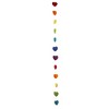 Slickblue 48” Handmade Wool Felt Hearts Garland for Nursery Décor – Multicolor or Grey - 2 of 2