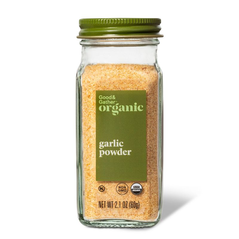 Organic Ground Garlic Powder - 2.1oz - Good &#38; Gather&#8482;, 1 of 5
