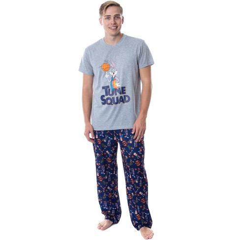 Looney Tunes Mens' Space Jam Movie Bugs Bunny Sleep Pajama Set (x-small)  Multicoloured : Target