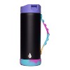 Elemental® Iconic Pop Stainless Steel 14-Oz. Fidget Water Bottle Thermos with Flip-open Sports Cap, Bubble Strap, and 2 Straws - 3 of 4
