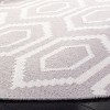 Dhurries DHU556 Hand Woven Flat Weave Indoor Rugs - Safavieh - 3 of 4