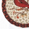 Earth Rugs Cardinal Art Round Jute Trivet 10"x10" for Dining Table Use - 2 of 3