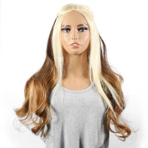 Unique Bargains Women's Big Wavy Hair Extensions High Temperature Fiber Gradient Brown 1 Pc - 1 of 3