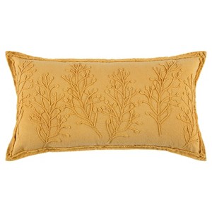 Rizzy Home Oversized Urban Farmhouse Lumbar Throw Cover - 14"x26" - 1 of 4