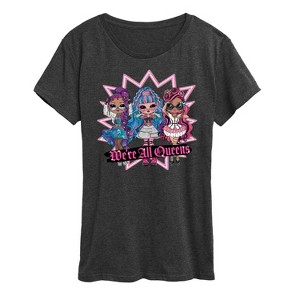 Women's - LOL Surprise! - We're All Queens Short Sleeve Graphic T-Shirt - 1 of 4