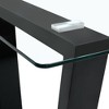 NicBex Dining Table for 4 Morden 63" Dining Table Dining Room Table with Pedestal Base and Glass Top for Kitchen - 4 of 4