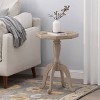 Catawissa French Country Accent Table with Octagonal Top Natural - Christopher Knight Home: Elegant Spider Leg Base, Faux Wood Finish - 2 of 4