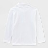 Boys' Adaptive Long Sleeve Uniform Polo Shirt - Cat & Jack™ - 2 of 3