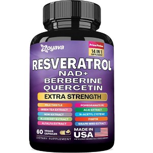 Zoyava Resveratrol All in One Supplement, 60ct - 1 of 4