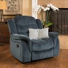 Merax Luxurious Glider Recliner with Plush Fabric Upholstery - 2 of 4