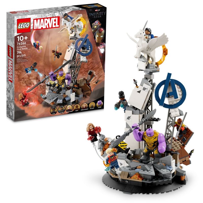 LEGO Marvel Endgame Final Battle Avengers Collectible Display Set 76266, 1 of 8