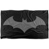 Kids' Batman Hush Logo Silky Touch Blanket White 36X58 - 2 of 4