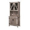 Wall Bar Cabinet with Glass Doors - Home Source - 3 of 4