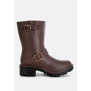 Anong Harness Detail Calf Boots Women - 1 of 4