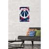 Trends International NBA Washington Wizards - Maximalist Logo 23 Framed Wall Poster Prints - 2 of 4