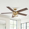 Parrot Uncle 52" Modern Indoors Downrod Mount Ceiling Fan - 2 of 4