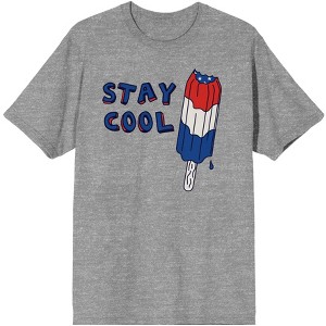 Americana Stay Cool Men's Gray Heather T-shirt - 1 of 3