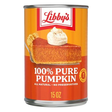 Libby's 100% Pure Pumpkin Puree for Pies - 15oz