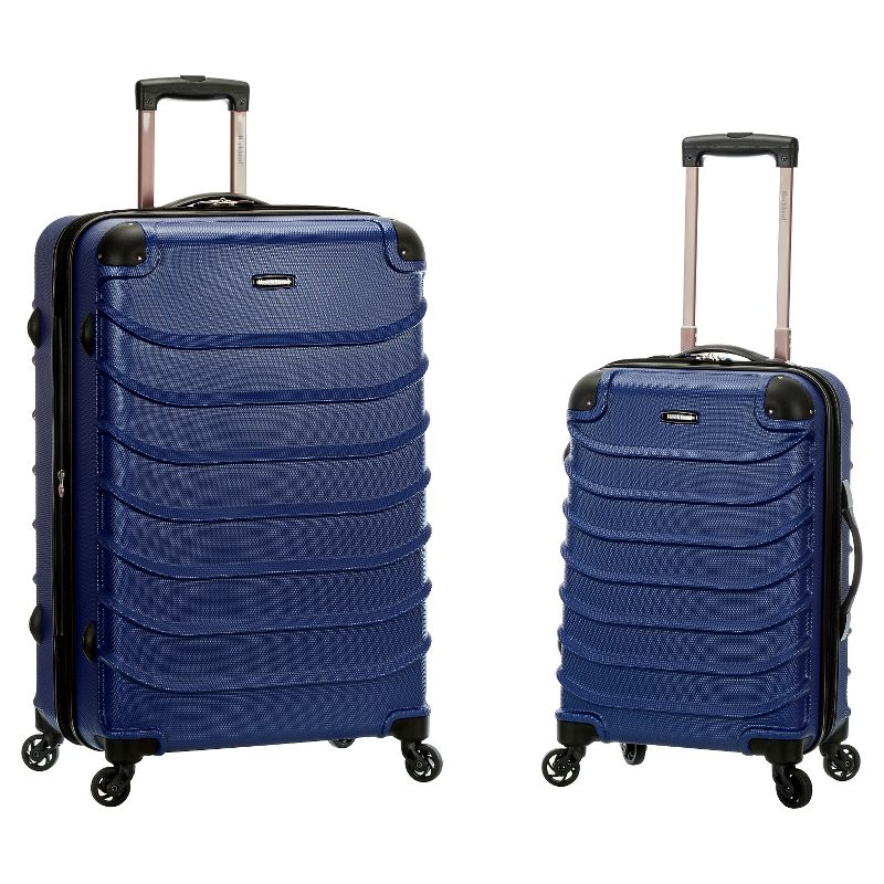 Rockland Pebble Beach 2pc Expandable ABS Hardside Carry On Spinner Luggage Set, 1 of 3
