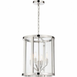 Crystorama Lighting Devon 4 - Light Chandelier in  Polished Nickel - 1 of 4