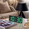 REGALWOVEN Digital Corded Electric Plastic Adjustable Brightness Alarm Clock 6.1"L x 0.9"W x 2.5"H 1 Pc - 2 of 4