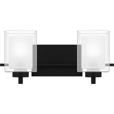 Quoizel Lighting Kolt 2 - Light Vanity in  Matte Black