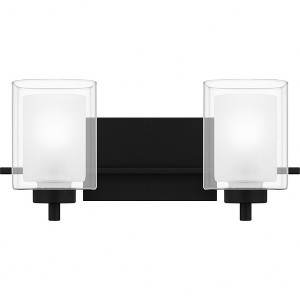 Quoizel Lighting Kolt 2 - Light Vanity in  Matte Black - 1 of 4