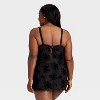 Women's Flocked Lingerie Slip Dress - Auden™ - 2 of 3