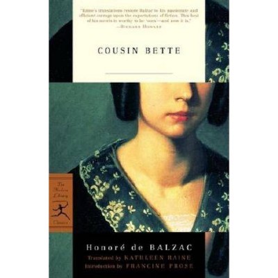 Cousin Bette - (Modern Library Classics) by  Honoré de Balzac (Paperback)