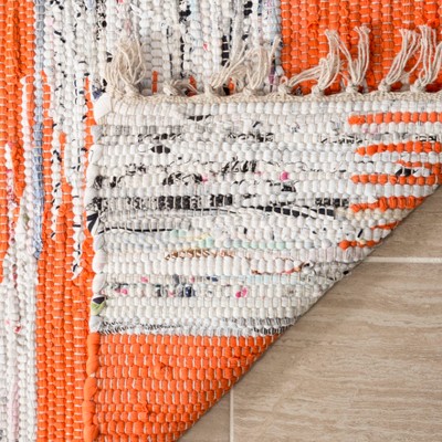 Coastal Charm Multicolor Handwoven Cotton-Wool Blend Area Rug