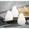 White Timber Pear Candles - Set of 3 - 2 of 4