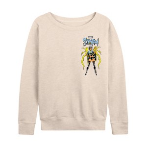 Women's - Marvel - X-Men Storm Icons Lightweight French Terry Wide Neck Long Sleeve Shirt - 1 of 4