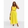 Rebdolls Women's High Shine Drop Waist A Line Maxi Skirt - 4 of 4
