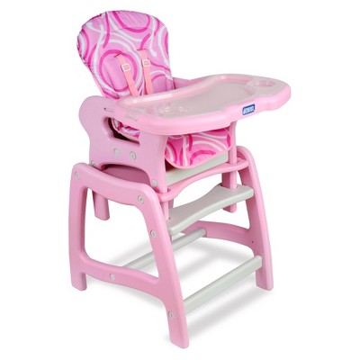 badger basket high chair with playtable conversion