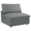 5pc Commix Down Filled Overstuffed Vegan Leather Convertible Sectional Sofa Set - Modway: Modern - 3 of 4