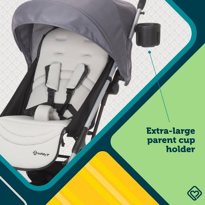 Safety 1st Easy-Fold Compact Gray and Black Stroller